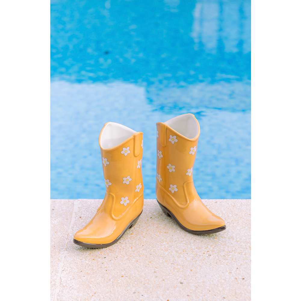 Ваза для цветов rodeo, 22,5 см, желтая