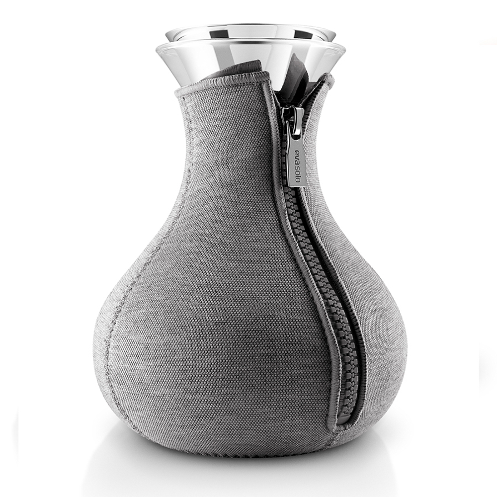 Чайник заварочный tea maker в неопреновом текстурном чехле, 1 л, темно-серый