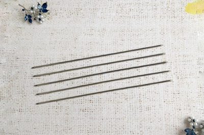 Спицы вязальные 5-ти предметные пр-во Россия С-47, L 19 см, Ø 2 мм