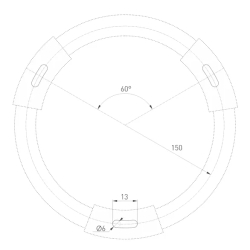 Светильник SP-RONDO-R350-30W Warm3000 (BK, 120 deg, 230V) (Arlight, IP40 Металл, 3 года) 034810