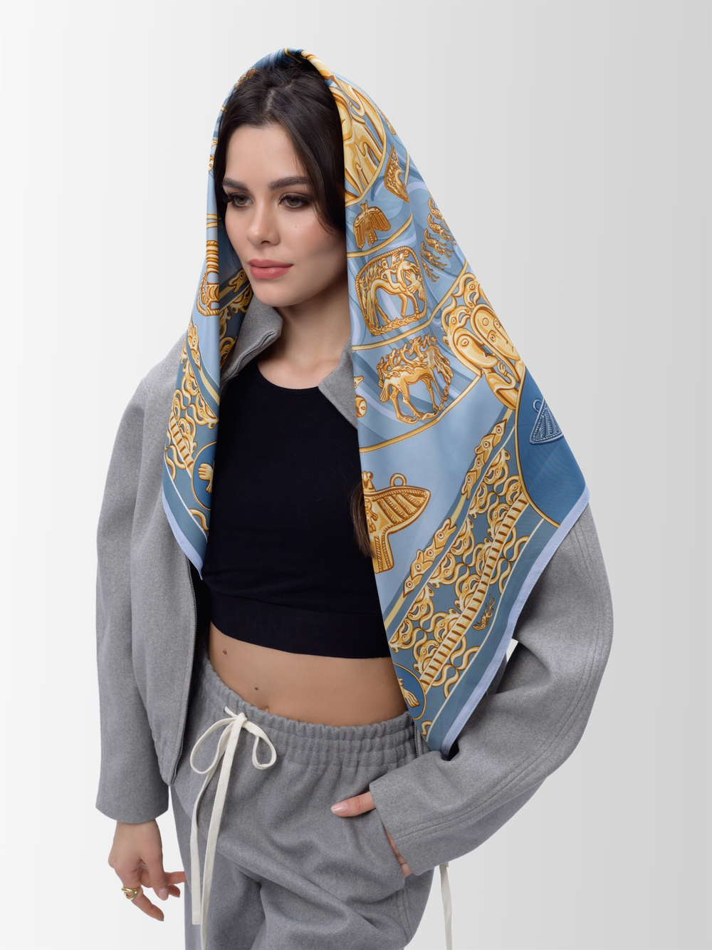 Платок «Пермский звериный стиль»