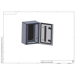 Корпус металлический ЭРА OPTIMA ЩМП-30.21.15 (300х210х150) IP66 У2 серый | Корпуса металлические с монтажной панелью
