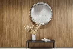 Настенный декор Brano Отражение 5, Ø100 см, полированная сталь