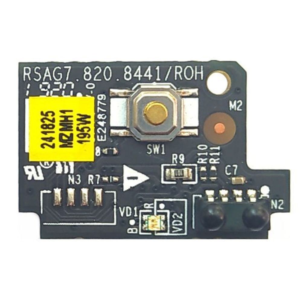 RSAG7.820.8441/ROH ИК-датчик и кнопка для Toshiba 50U5069, Dexp U43D9100H, Doffler 32EHS67, 50EUS73, Hisense H32B5600, Toshiba 50L350KE и др.