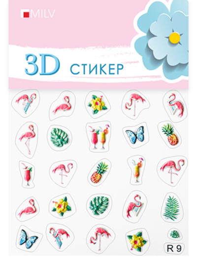 MILV 3D-Стикер R 09