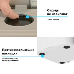 Биотуалет Lupmex 79112P 12л с индикатором с пробниками гранул