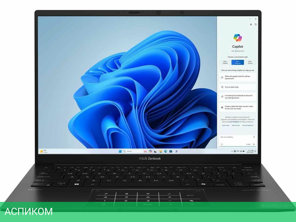 Ноутбук Asus Zenbook 14 OLED UM3406KA-QD214