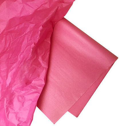 Бумага тишью "Розовая" 500х650мм, 10 листов