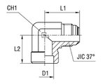 Соединение WS90 JIC 1.5/16"