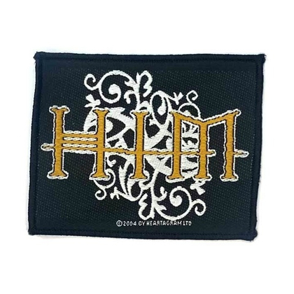 Нашивка HIM лого коричневый