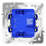 Выключатель встраиваемый VOLTUM S70 одноклавишный 10А, (кашемир)