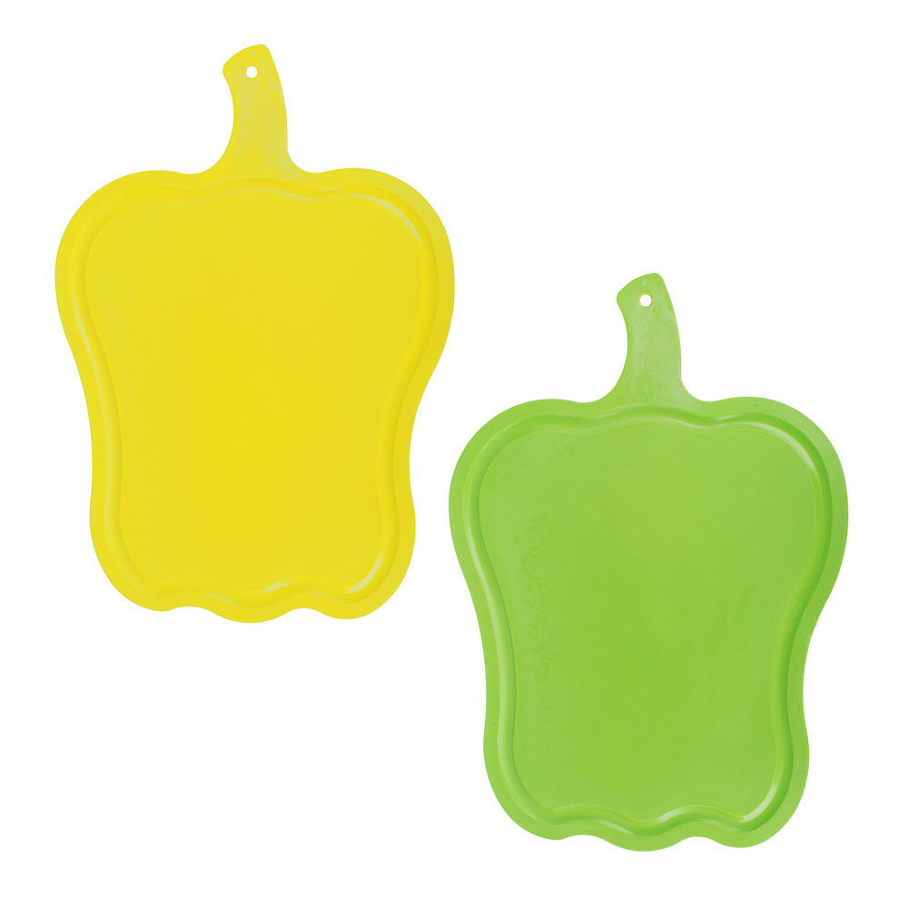 Доска разделочная 37*26*0,3см пластиковая "Перчик"