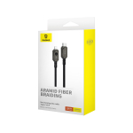 Lightning Кабель Baseus Unbreakable Fast Charging Data Cable Type-C to iP 20W 1m - Cluster Black