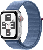 Умные часы Apple Watch SE (Gen 2) 44mm Silver Al Winter Blue SL GPS (MREF3)