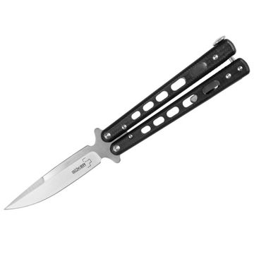 Складной нож Boker 06EX002 Balisong c клинком из стали 440C, рукоять G10