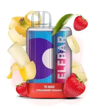 Elf Bar TE6000 - Strawberry Banana (5% nic)