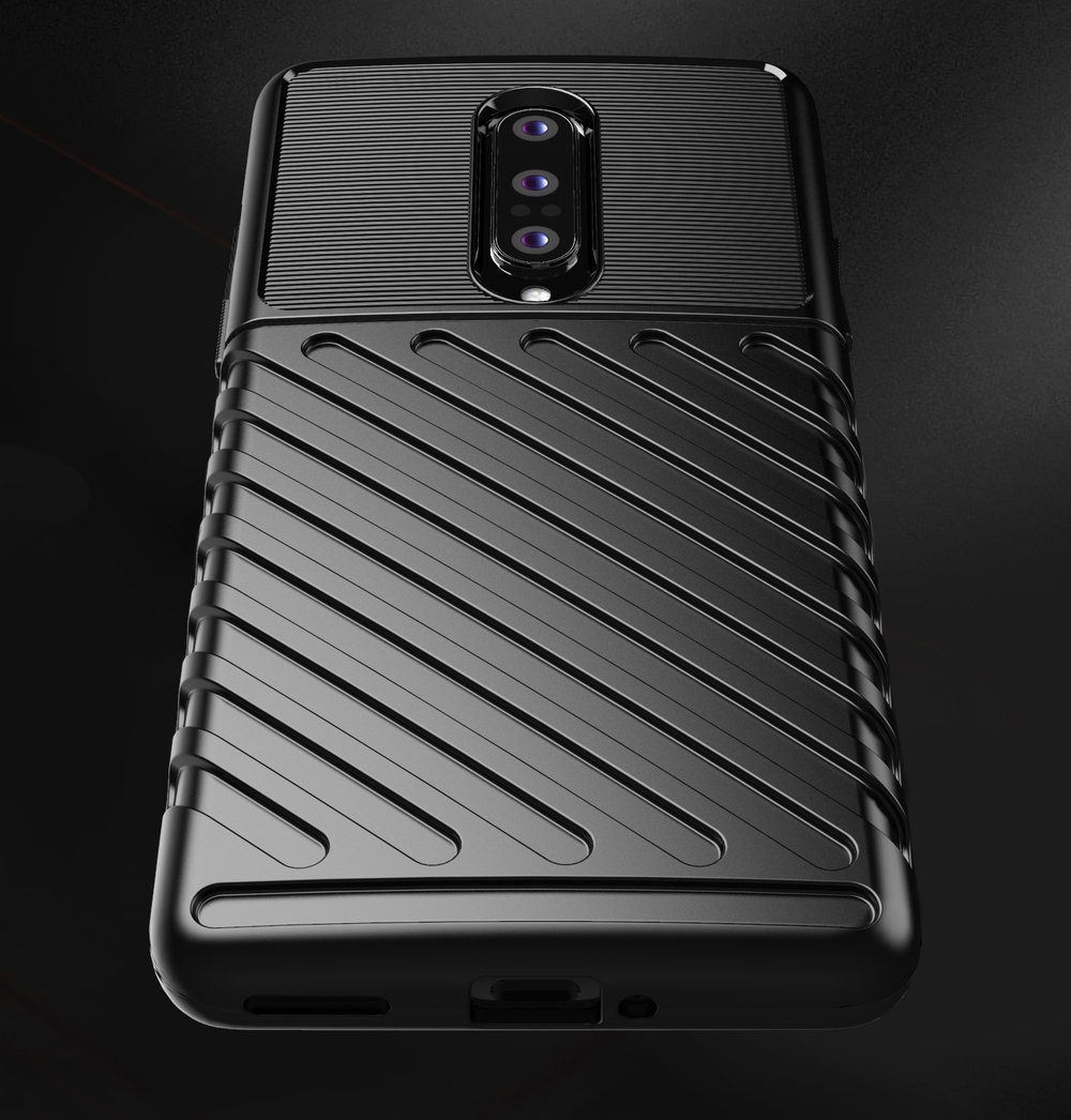 Защитный чехол черного цвета на OnePlus 8, серии Onyx от Caseport