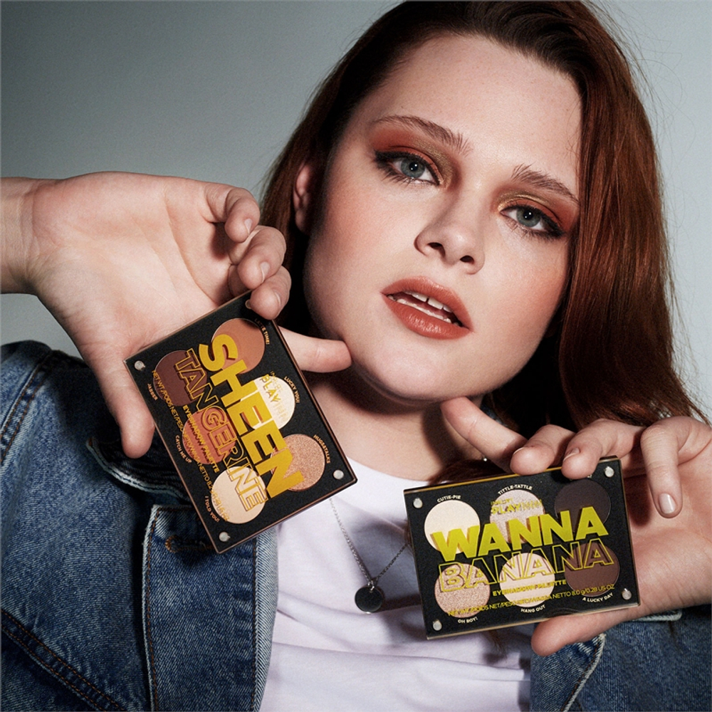 Inglot PlayInn Eyeshadow Palette - Палетка теней для век оттенок Wanna Banana, 8 g