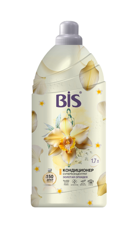 Bis кондиционер для белья золотая орхидея 1,7 л, 4 шт в упаковке