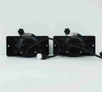 2111 - Б.-Желтый / ПТФ WD-2111 с регулировкой (белый, жёлтый свет) для ВАЗ 2110-2115, Камаз, светодиодные противотуманные фары, LZ (2 шт. / комплект)