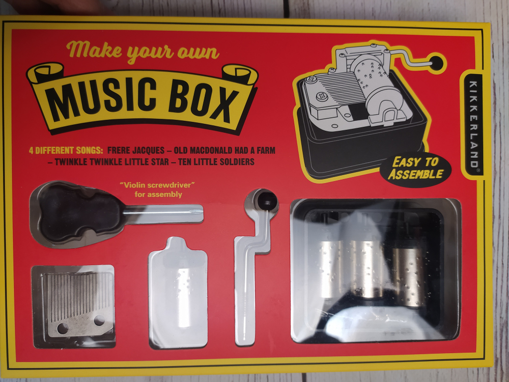 Набор для сборки музыкальной шкатулки Music Box Kit