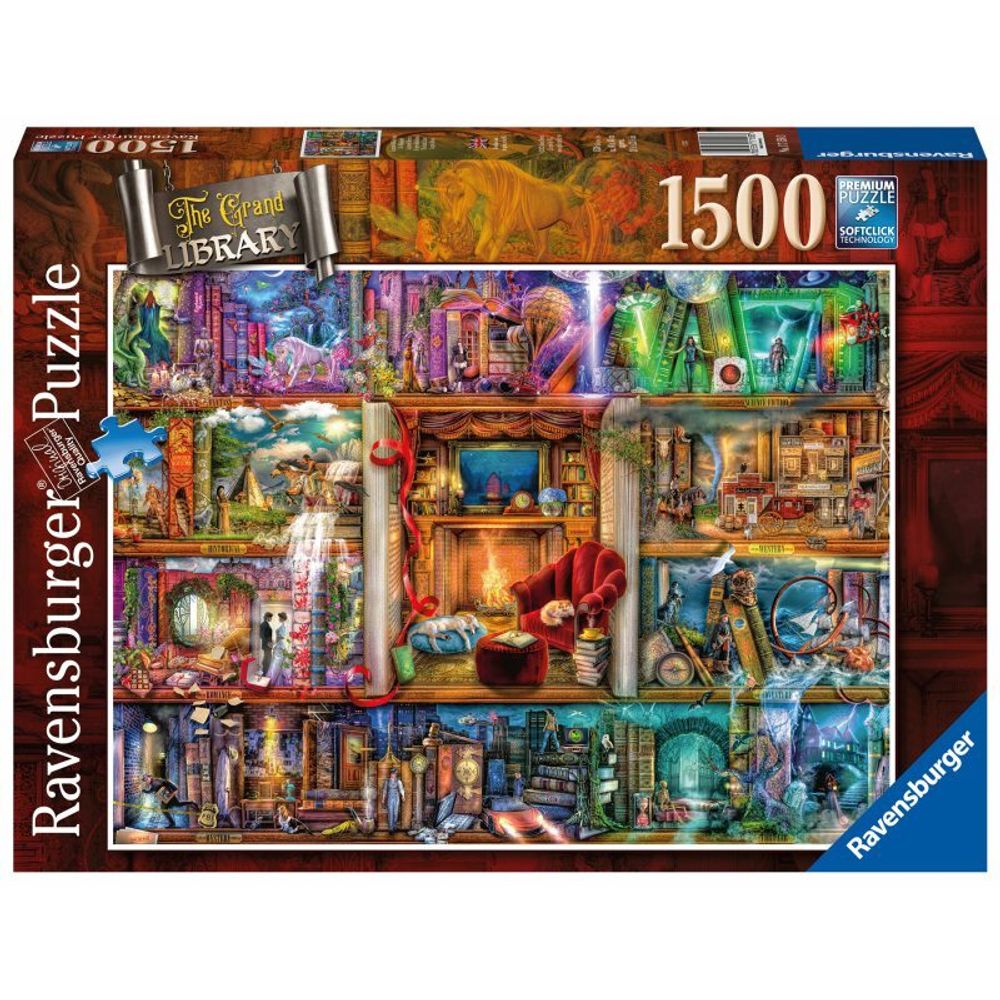 Ravensburger - Puzzle Обширная библиотека из 1500 деталей. 171583