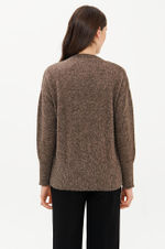 23364 Свитер женский (пепельно-коричневый)