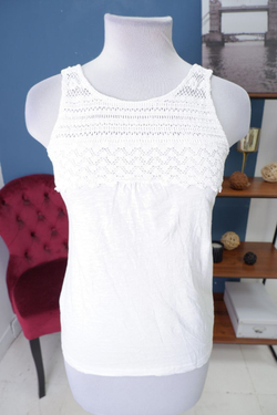 Майка O`stin белая 42 размер