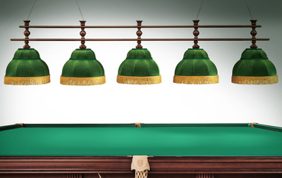 Лампа Аристократ 5 плафонов - береза