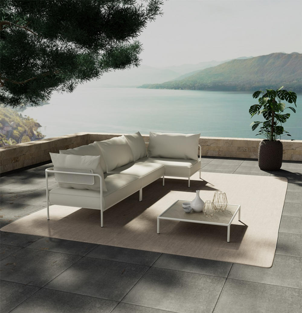 Столик кофейный ламинированный Scab Design Flap, лен, тортора шпатель