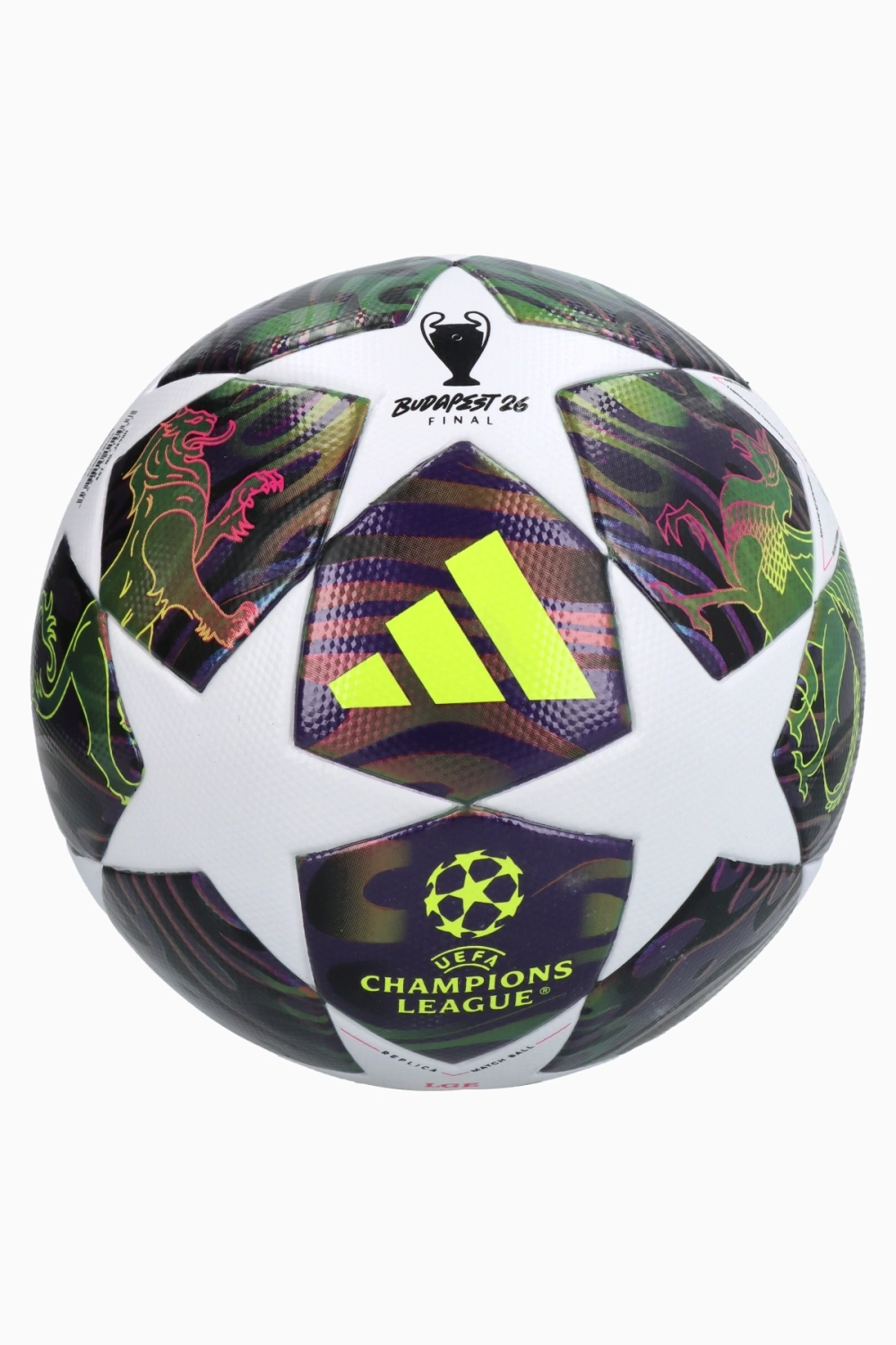 Футбольный мяч adidas UCL League Box 25/26 Final размер 4 - фиолетовый