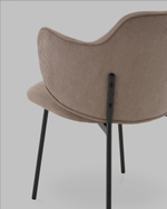 Стул Джиннет велюр капучино