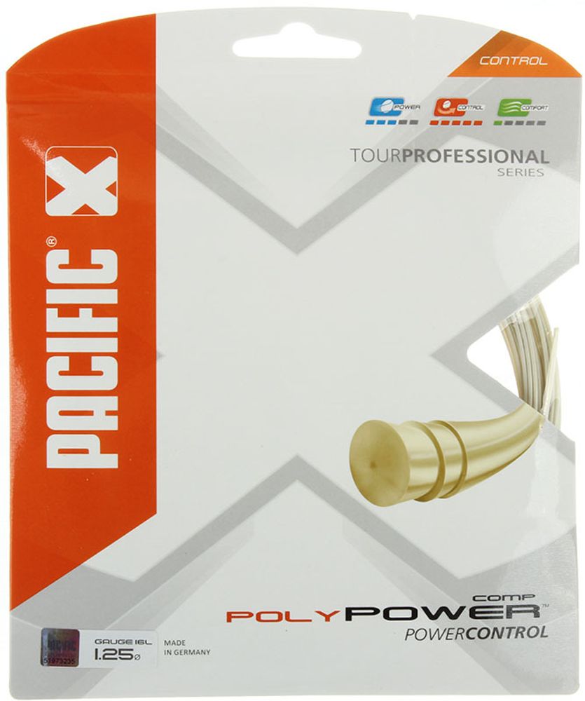 Струны теннисные Pacific Poly Power Comp (12,2 m)