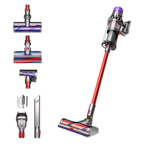 Беспроводной вертикальный пылесос Dyson V11 Extra (SV28), Red / Nickel (Красный / Никель)