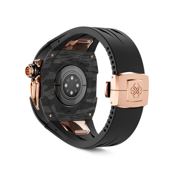 Корпус для Apple Watch RSCIII46 - Rose Gold Carbon