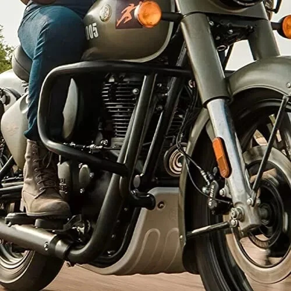 Дуги безопасности Royal Enfield, черного цвета, тип "AIR FLY EVO", арт. KXA00003