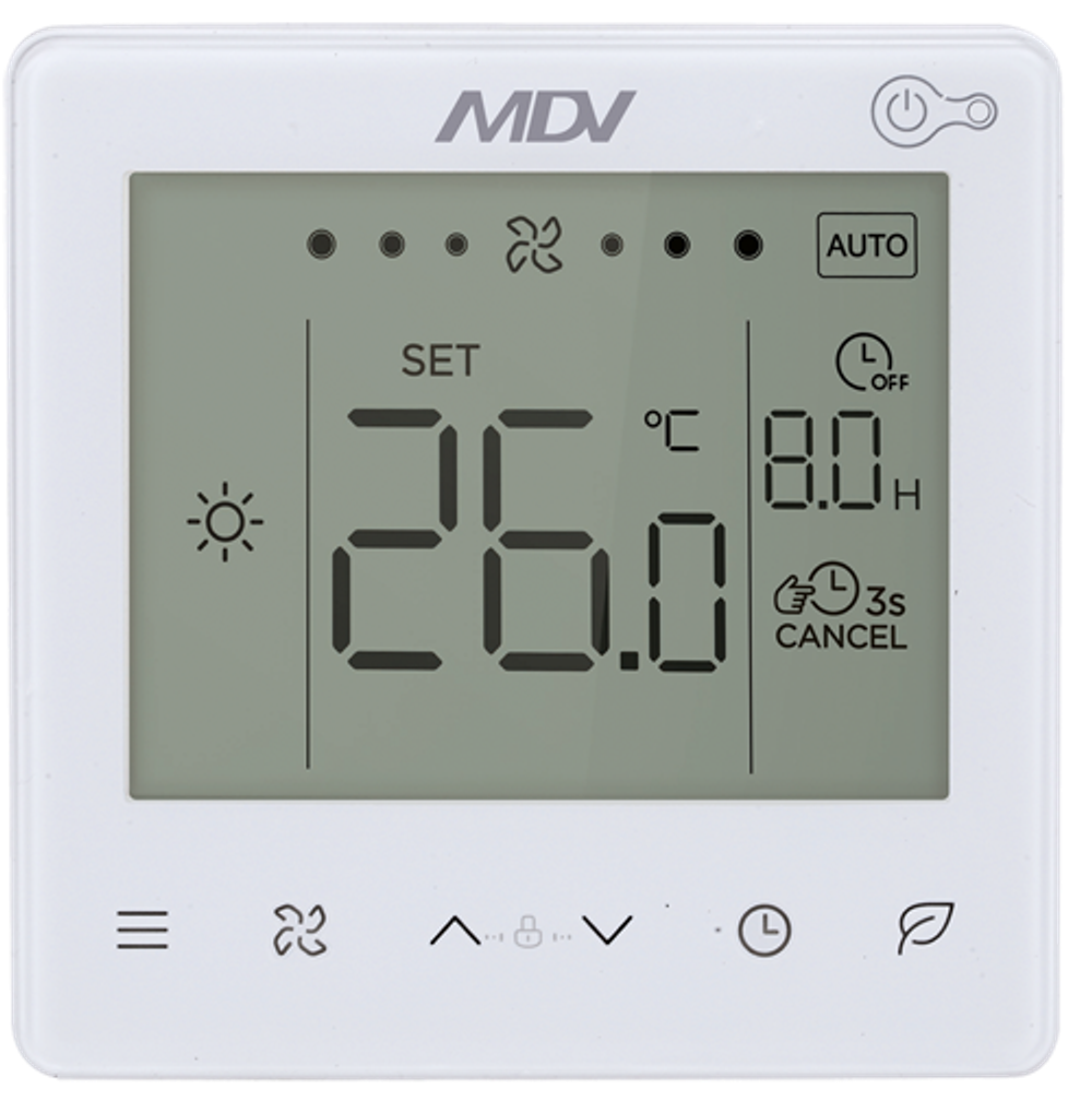 Напольно-потолочный фанкойл MDV MDKH2-V500-R4