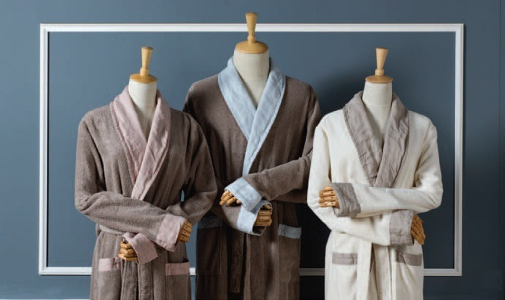 Элитный халат махровый Hampton светло-коричневый от Casual Avenue Турция