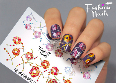 Слайдер-дизайн Fashion Nails Серия G № 42