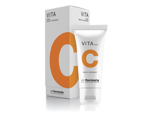 PHformula VITA C Bright Overnight Mask - Осветляющая ночная маска с витамином С
