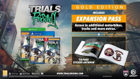 Игра Trials Rising - Gold Edition (PS4, русские субтитры)