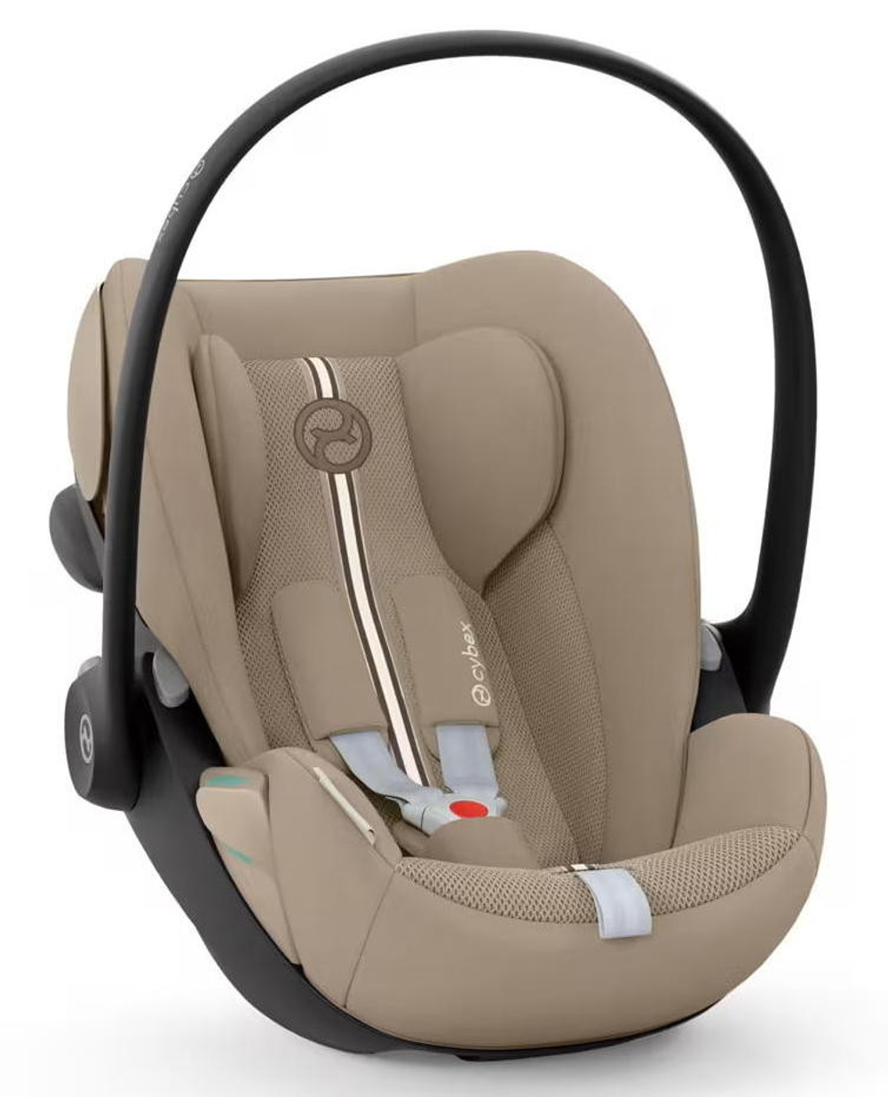 Коляска Cybex Priam IV Rosegold complete Cloud G Almond Beige Plus Base G 3 в 1 Peach Pink