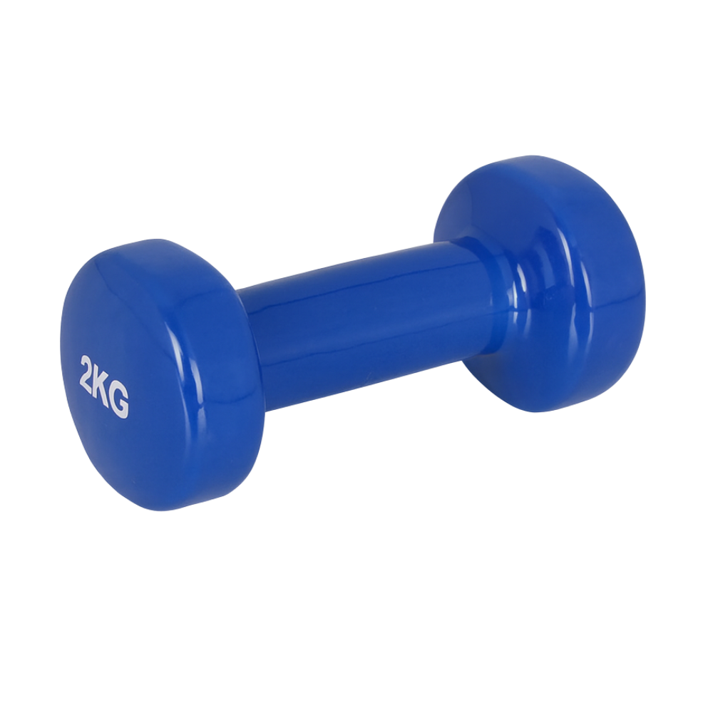 Гантель синяя 2 кг