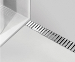 Решетка для душевого трапа Alcadrain нержавеющая сталь глянцевая (LINE-300L)