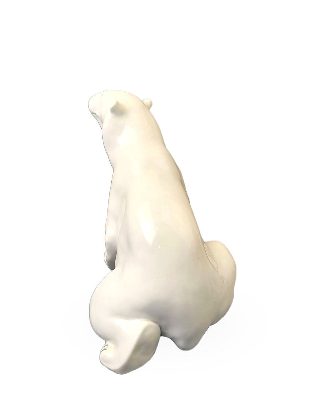 Фарфоровая статуэтка "Белый медведь" ЛФЗ