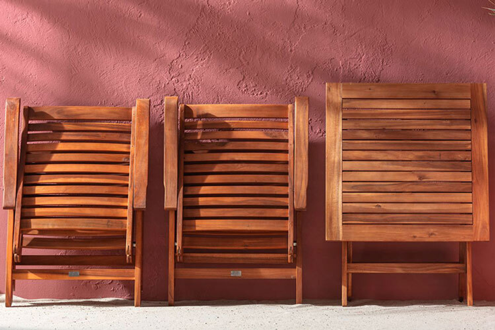 Стул из акации KARO высокий  Joygarden