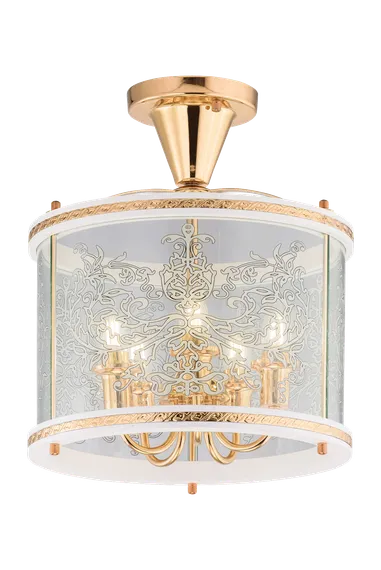 85650/5C WHITE+FGD (1) Люстра