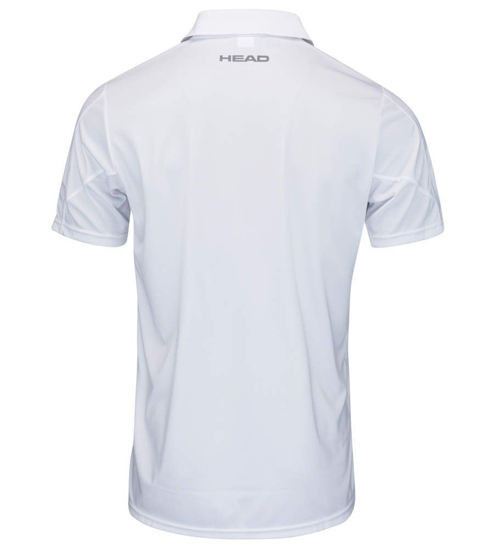 Мужское теннисное поло Head Club 22 Tech Polo Shirt M - white