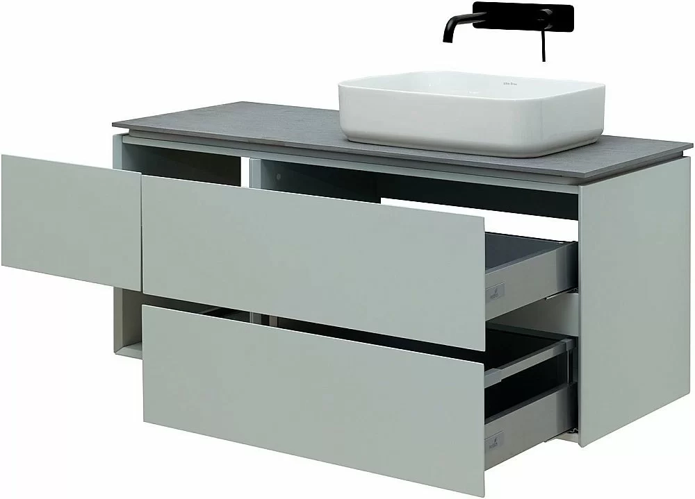 Тумба с раковиной Allen Brau INFINITY 120 папирус матовый