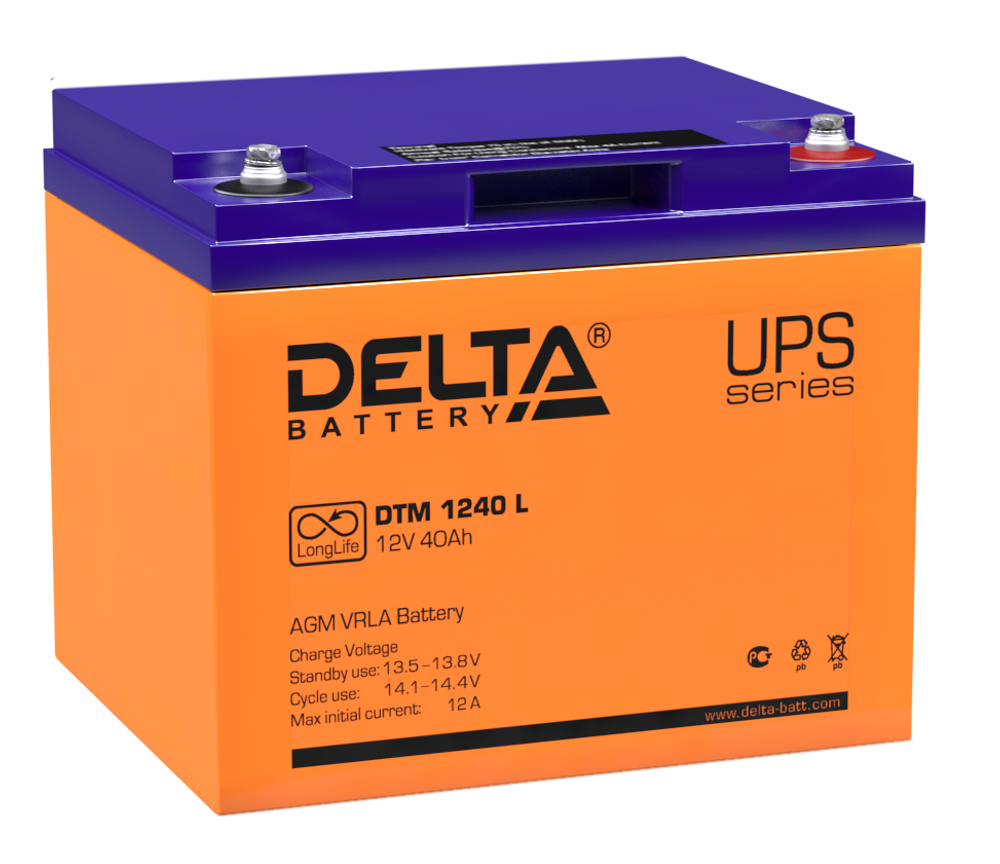 Батарея  Delta DTM 1240 L